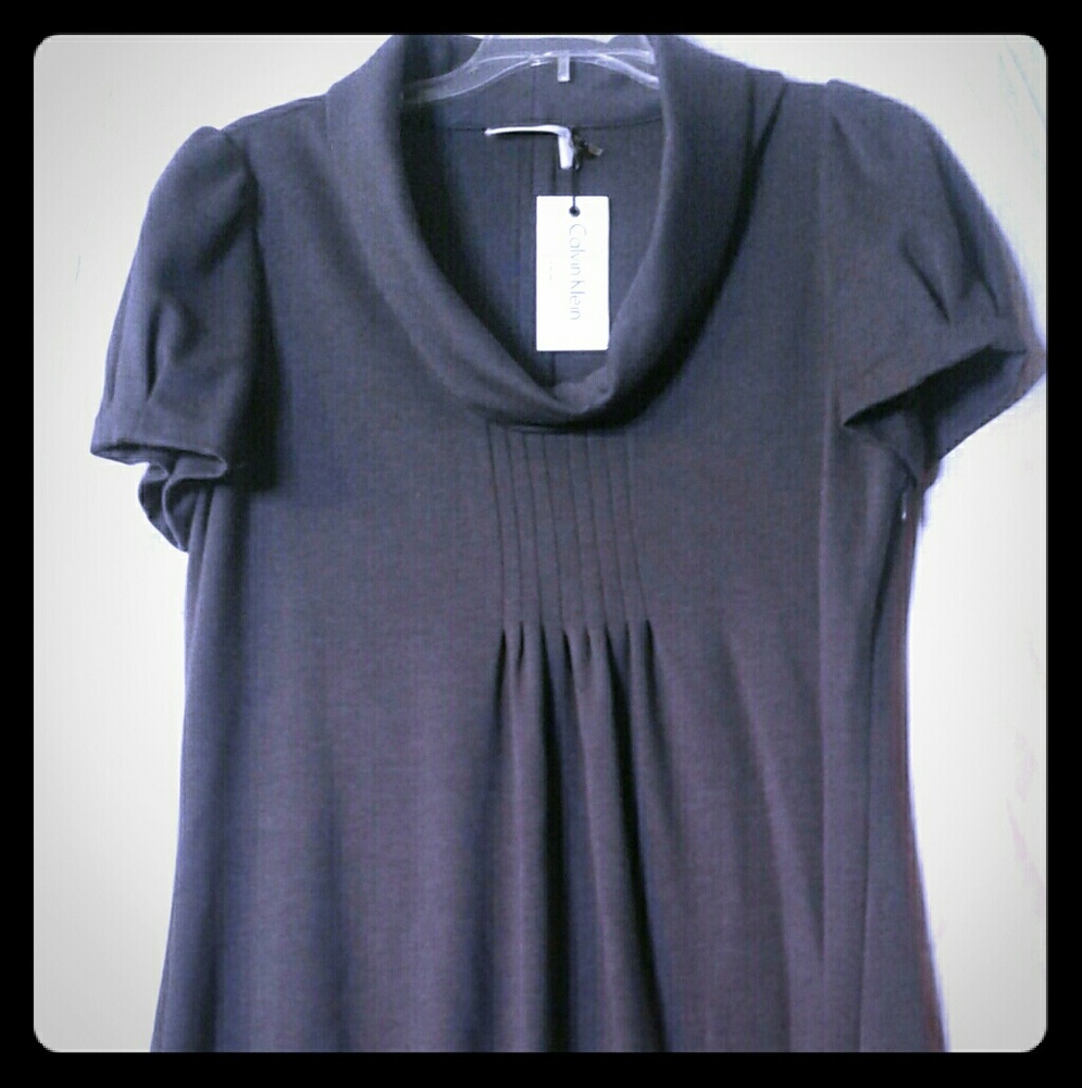 NWT CALVIN KLEIN GREY DRESS Size 12